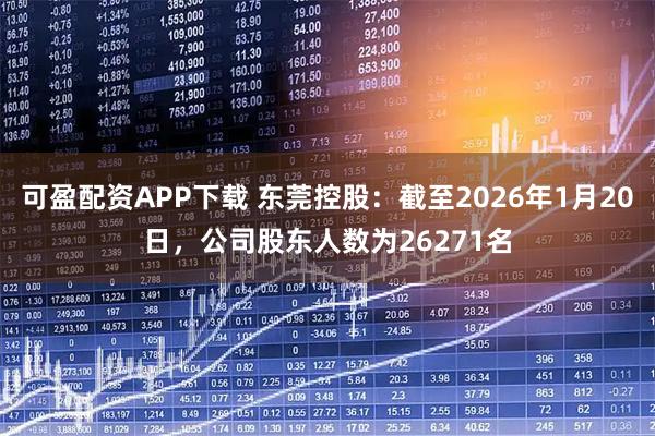 可盈配资APP下载 东莞控股：截至2026年1月20日，公司股东人数为26271名
